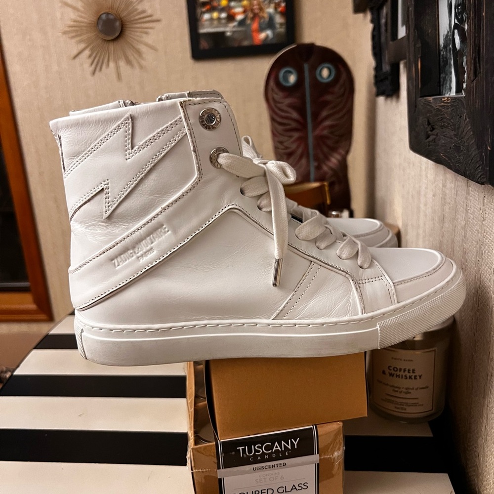Zadig & Voltaire Highflash high top sneakers woman’s 38